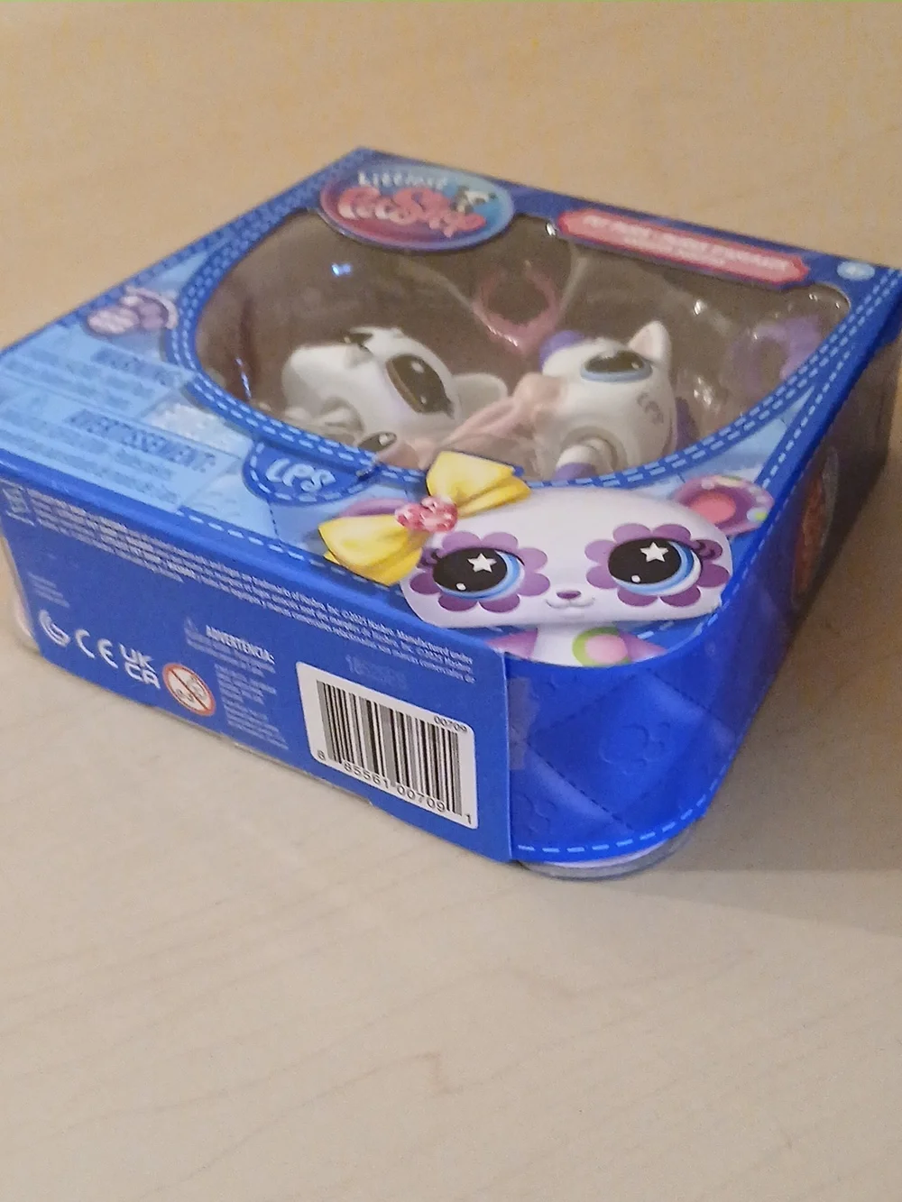 Littlest Pet Shop White & Purple Unicorn and Zebra Pet Pair 2